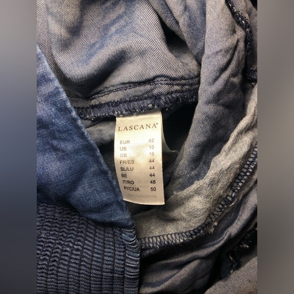 VENUS Stylish Blue Halter Jumpsuit size 10 NWOT - Picture 9 of 16